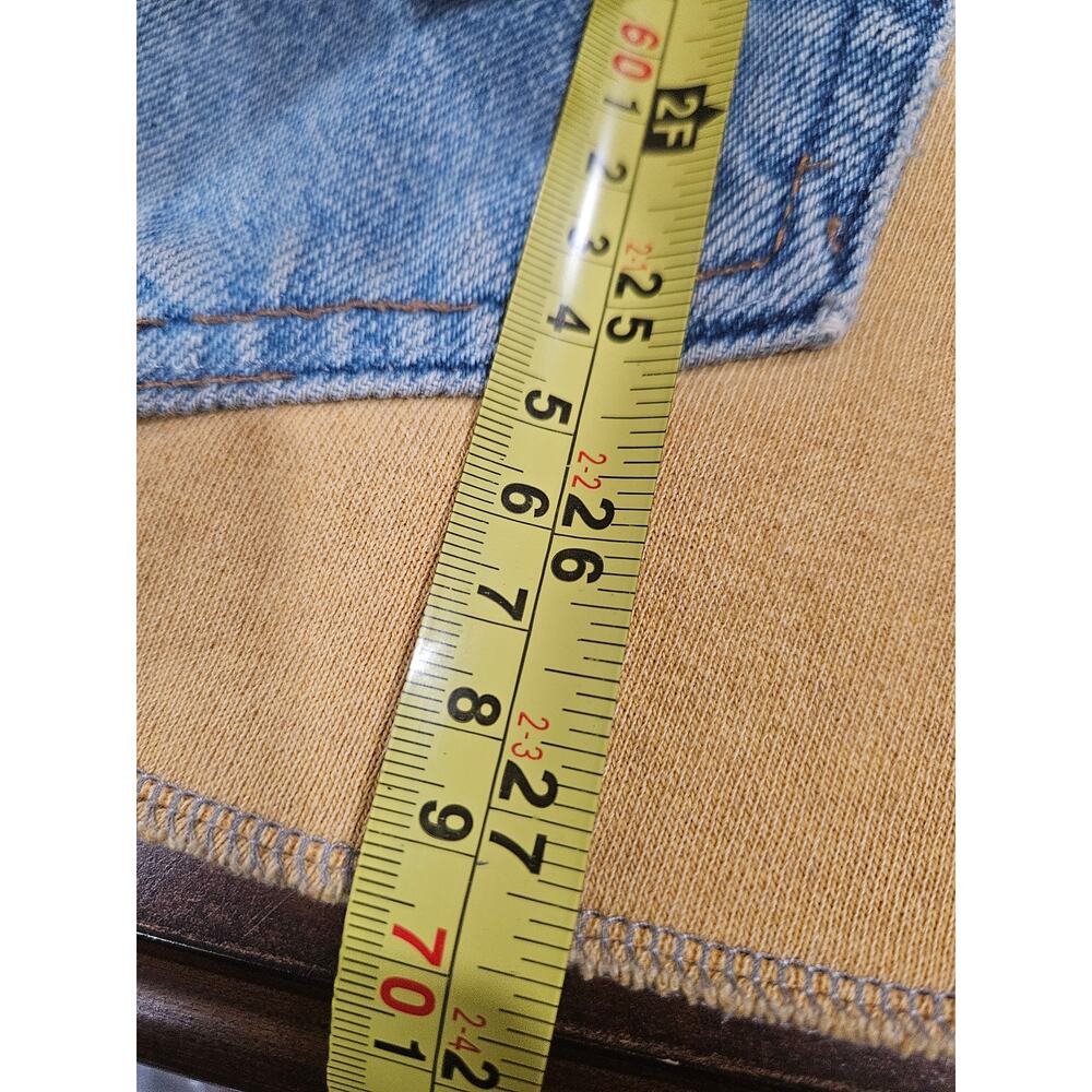 Vintage 90s Authentic Pigment Jacket Butter Yellow Art to Wear Clay Buttons Sz M - Picture 4 of 8